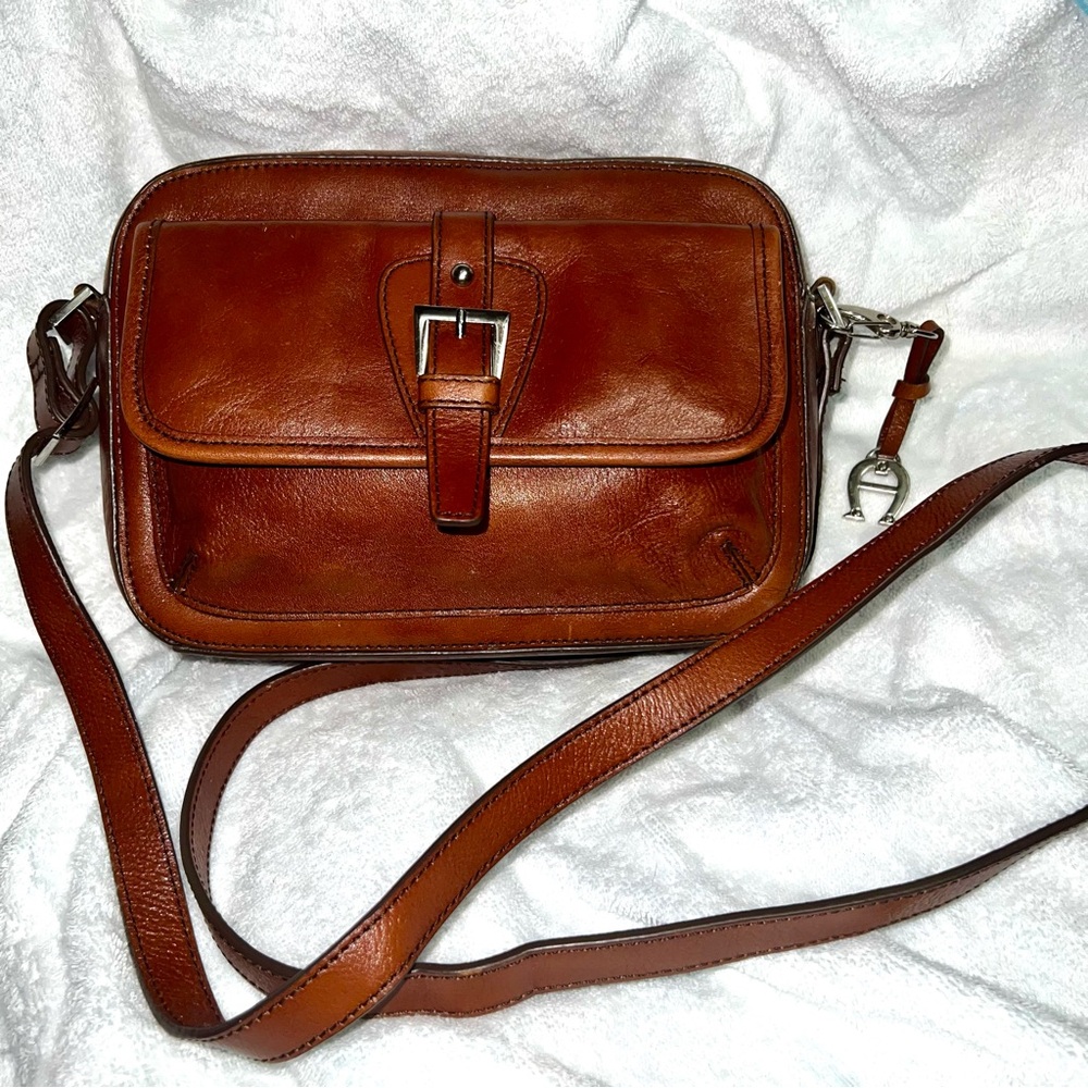 Etienne Aigner Brown Crossbody Bag
